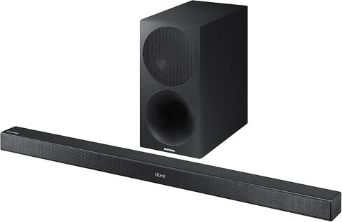 Samsung HW-M450/ZA 2.1 Channel Soundbar with Wireless Subwoofer, Black in Saudi Arabia