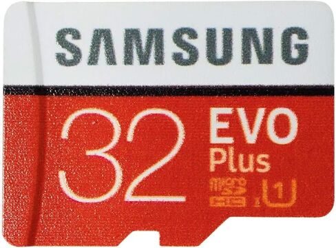 بطاقة الذاكرة Evo Plus Micro SDHC من Samsung 32GB تعمل مع Kodak Printomatic, Kodak Smile, Kodak Smile Classic Instant Film Camera (MB-MC32G) حزمة مع (1) Everything But Stromboli MicroSD Card in Kuwait