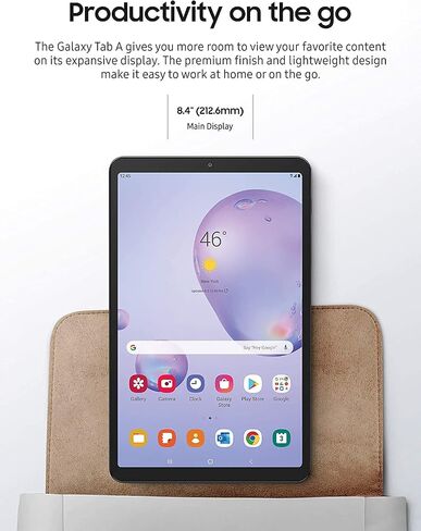 SAMSUNG Galaxy Tab A 8.4" (2020) 32GB T307U WiFi+LTE Unlocked Mocha Tablet (Renewed) in Saudi Arabia