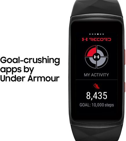 SAMSUNG Gear Fit2 Pro Fitness Smartwatch (Small) - Red (Renewed) in Kuwait