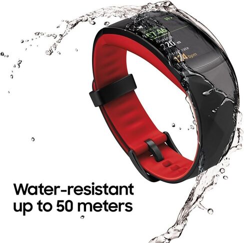 SAMSUNG Gear Fit2 Pro Fitness Smartwatch (Small) - Red (Renewed) in Kuwait