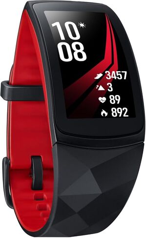 SAMSUNG Gear Fit2 Pro Fitness Smartwatch (Small) - Red (Renewed) in Kuwait
