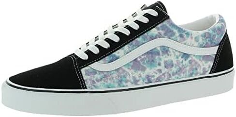 Vans Men's English Lavender Tie Dye Old Skool Shoes Fashion Sneaker in Saudi Arabia
