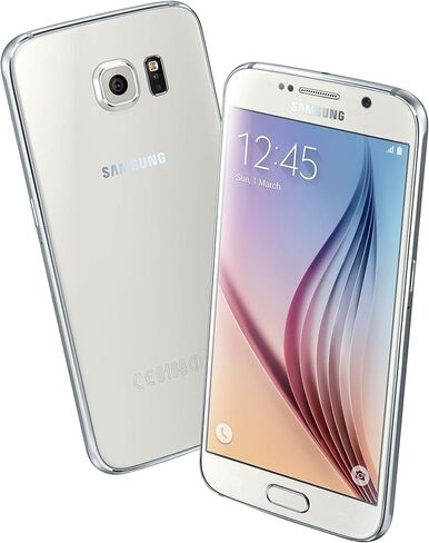 Samsung Galaxy S6 G920a 32GB Unlocked GSM 4G LTE Octa-Core Smartphone w/ 16MP Camera - White Pearl in Saudi Arabia