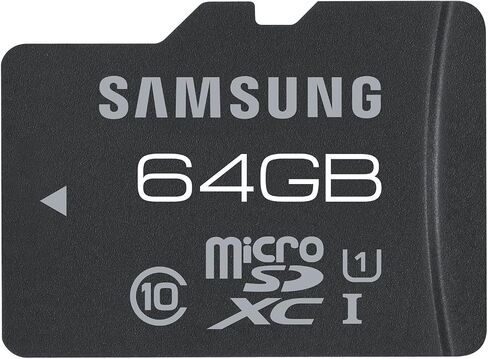 Samsung Electronics 64GB Pro microSDXC Extreme Speed (UHS-1) Class 10 Memory Card (MB-MGCGB/AM) Retail Packaging in Saudi Arabia