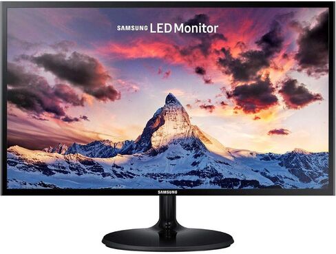 Samsung Electronics 24 inch SF35 Monitor (LS24F350FHNXZA) - 1080p, Dual Monitor, Laptop Monitor, Monitor Stand/Riser/Mount Compliant, AMD Freesync, Gaming, HDMI, Black in Saudi Arabia
