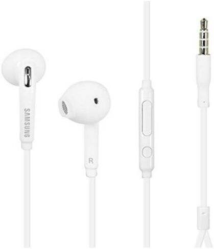 Samsung Wired Headset for Galaxy S6 & Galaxy S6 Edge - Non-Retail Packaging - White/White in Kuwait
