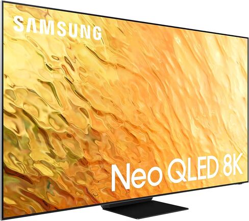 SAMSUNG QN65QN800BFXZA 65" 8K QLED Quantum Mini LED HDR Smart TV with a Walts TV Medium Full Motion Mount for 32"-65" Compatible TV's (2022) in Saudi Arabia