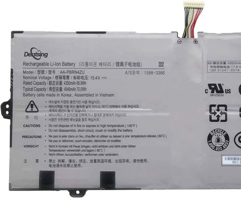 Dentsing AA-PBRN4ZU 15.4V 66.9W/4350mAh Laptop Battery Compatible with Samsung Galaxy Book Flex 15-NP950 950QCJ 930QCJ 950XCJ 930XCJ Series Notebook in Saudi Arabia