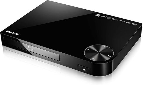 Samsung BD-F5700 Blu-ray DVD Disc Player with Built-in Wi-Fi Internet Connection, 1080p and Full HD Upconversion, Plays Blu-ray Discs, DVDs and CDs, Plus High Speed HDMI Cable (Renewed) in Saudi Arabia