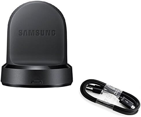 شاحن قاعدة شحن لاسلكية أصلي لهاتف Samsung Qi من أجل Gear S3 Classic، Frontier SM-R760 مع USB صغير 3FT وقلم شاشة (جديد) in Saudi Arabia