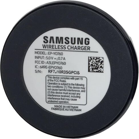 شاحن قاعدة شحن لاسلكية أصلي لهاتف Samsung Qi من أجل Gear S3 Classic، Frontier SM-R760 مع USB صغير 3FT وقلم شاشة (جديد) in Saudi Arabia