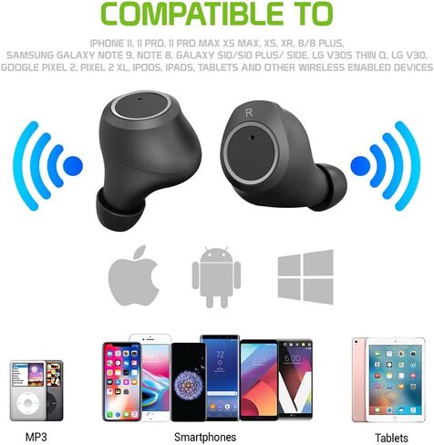 Works for Samsung Galaxy A71 5G by Cellet Wireless V5.2 Bluetooth Earbuds Compatible with Samsung Galaxy A71 5G with Charging Case for in Ear Headphones. in Saudi Arabia