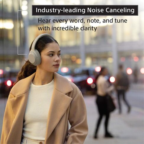 Sony WH-1000XM4 Wireless Noise Canceling Overhead Headphones - Black (Renewed) in Saudi Arabia