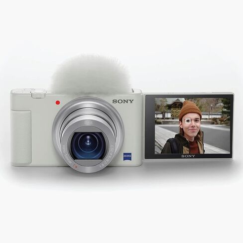 Sony ZV-1 Camera for Content Creators and Vloggers (White) in Kuwait
