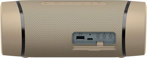مكبر صوت محمول بتقنية البلوتوث لاسلكي SRS-XB33 من سوني، IP67 مقاوم للماء ومتين للمنزل والخارج والسفر، بطارية 24 ساعة، أضواء الحفلات، USB من النوع C، ومكبر صوت، أسود in Kuwait
