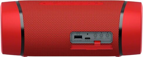Sony SRS-XB33 EXTRA BASS Wireless Bluetooth Portable Speaker, IP67 Waterproof & Durable for Home, Outdoor, and Travel, 24 Hour Battery, Party Lights, USB Type-C, and Speakerphone, Black in Kuwait