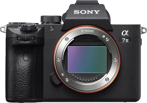 Sony a7 III ILCE7M3/B Full-Frame Mirrorless Interchangeable-Lens Camera with 3-Inch LCD, Black with 20mm F1.8 Lens in Saudi Arabia
