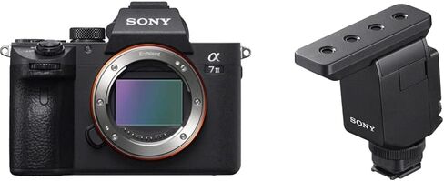 Sony a7 III ILCE7M3/B Full-Frame Mirrorless Interchangeable-Lens Camera with 3-Inch LCD, Black with 20mm F1.8 Lens in Saudi Arabia