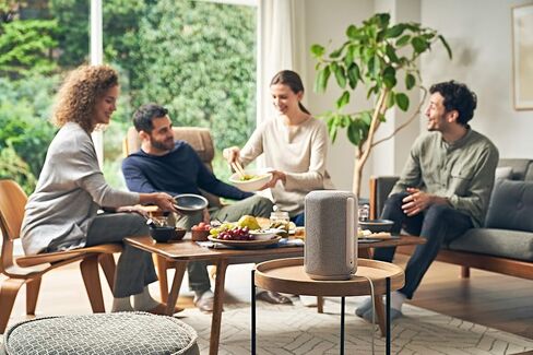 مكبر صوت لاسلكي سوني SRS-RA3000 360 Reality Audio واي فاي / بلوتوث، يعمل مع Alexa وGoogle Assistant، رمادي فاتح in Saudi Arabia