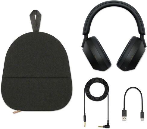 Sony WH-1000XM5/B Wireless Industry Leading Noise Canceling Bluetooth Headphones (Certified Refurbished) in Saudi Arabia