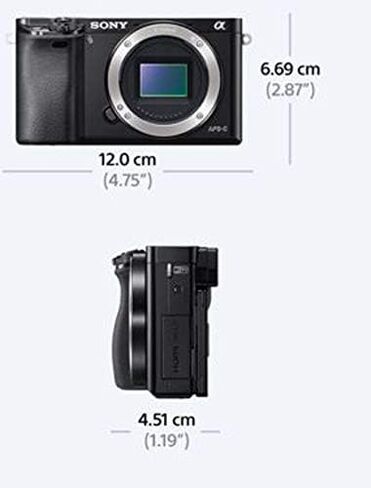 Sony Alpha a6000 Mirrorless Digital Camera w/ 16-50mm and 55-210mm Power Zoom Lenses in Saudi Arabia