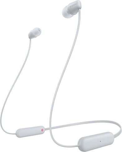 Sony WI-C100 Wireless in-Ear Bluetooth Headphones with Built-in Microphone, Blue in Kuwait