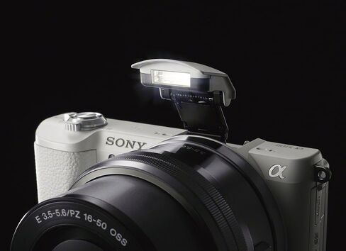 Sony a5100 Mirrorless Digital Camera with 3-Inch Flip Up LCD - Body Only (Black) in Kuwait