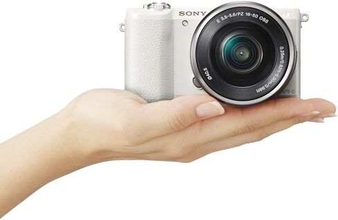 Sony a5100 Mirrorless Digital Camera with 3-Inch Flip Up LCD - Body Only (Black) in Kuwait