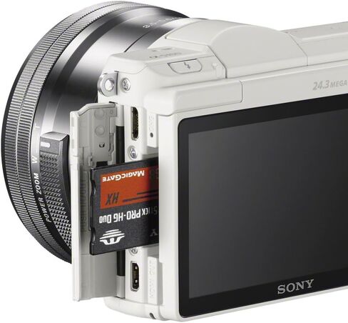 Sony a5100 Mirrorless Digital Camera with 3-Inch Flip Up LCD - Body Only (Black) in Kuwait