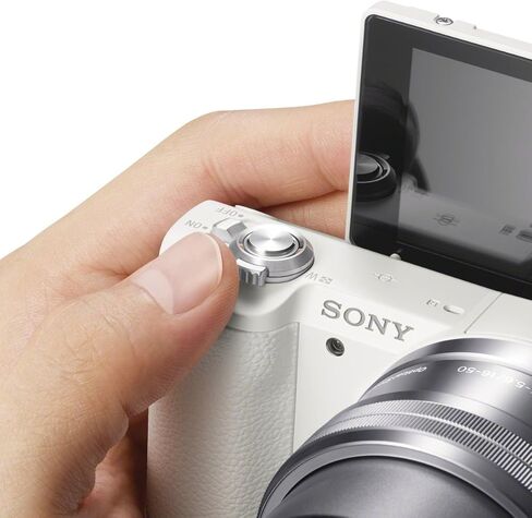 Sony a5100 Mirrorless Digital Camera with 3-Inch Flip Up LCD - Body Only (Black) in Kuwait
