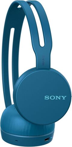 Sony WH-CH400 Wireless Headset/Headphones with mic for phone call, Red in Saudi Arabia