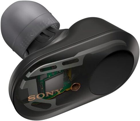 سوني WF-1000XM3 سماعات لاسلكية بخاصية الغاء الضوضاء مع مايكروفون، عمر بطارية يصل إلى 32 ساعة، اتصال بلوتوث ثابت، كشف الارتداء مع اليكسا مدمج - اسود in Kuwait