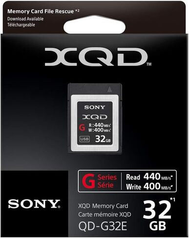 Sony Professional XQD G Series 64GB Memory Card (QDG64E/J) in Saudi Arabia