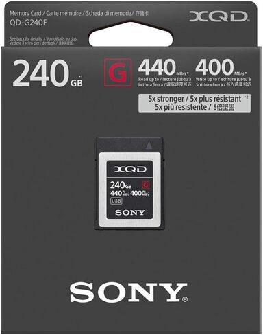 Sony Professional XQD G Series 64GB Memory Card (QDG64E/J) in Kuwait
