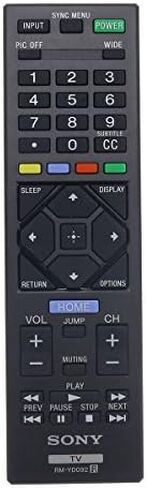 Sony RM-YD092 Factory Original Replacement Smart TV Remote Control for All LCD LED and Bravia TV's - New 2017 Model (1-492-065-11) in Saudi Arabia