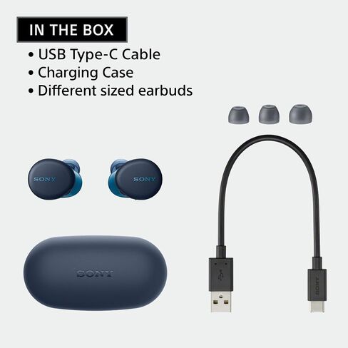 Sony WF-XB700 EXTRA BASS True Wireless Earbuds Headset/Headphones with Mic for Phone Call Bluetooth Technology, Black in Kuwait