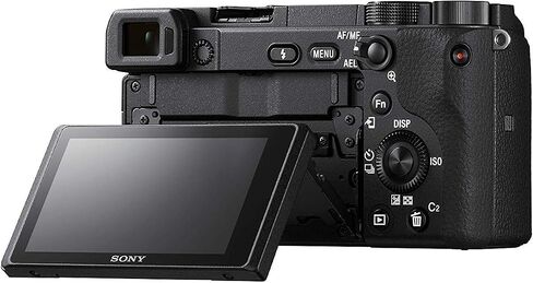 Sony Alpha 6400 | APS-C Mirrorless Camera (Fast 0.02s Autofocus, 24.2 Megapixels, 4K Movie Recording, Flip Screen for Vlogging) in Saudi Arabia