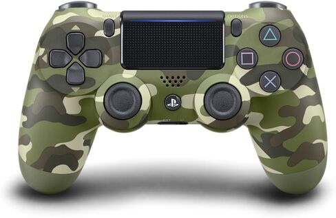 يد تحكم سوني Dualshock 4 اللاسلكية لجهاز بلاي ستيشن 4 - أخضر مموه - بلاي ستيشن 4 in Kuwait