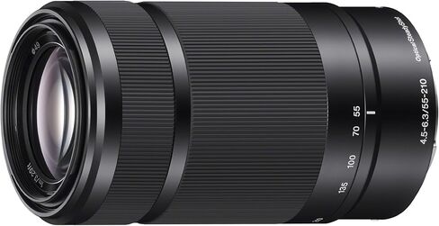 SONY E 55-210mm F4.5-6.3 Lens for SONY E-Mount Cameras (Black) (Renewed) in Saudi Arabia