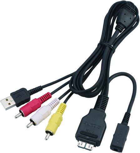 Sony VMC-MD2 DSC Accessory Audio Video and USB Cable - Black in Saudi Arabia