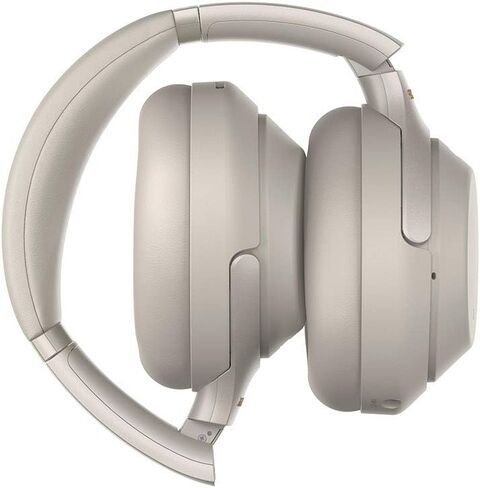Sony WH1000XM3 Noise Cancelling Headphones : Wireless Bluetooth Over the Ear Headset – Silver (2018 Version) in Kuwait