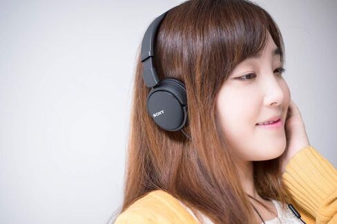Sony Extra Bass Smartphone Headset with Mic (Black) Headphone (MDRZX110AP) in Saudi Arabia
