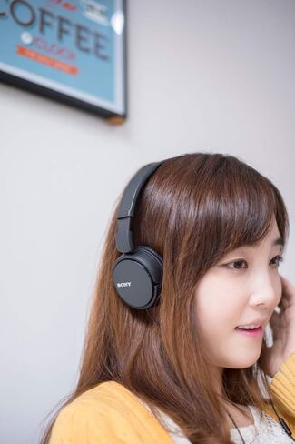 Sony Extra Bass Smartphone Headset with Mic (Black) Headphone (MDRZX110AP) in Saudi Arabia
