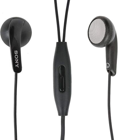 سوني MH410C (1262-8301) سماعات أذن ستيريو سوداء خفيفة الوزن سماعات أذن ستيريو مع ميكروفون مدمج in Kuwait
