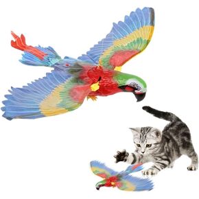 Flying Toy for Cats, Simulation Bird Interactive Cat Toy for Indoor Cats, Funny Rotating Electric Flying Bird Interactive Animals Toys for Cats Kitten Play Chase Exercise (Eagle)