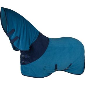 HORZE Turin Combo Fleece Blanket - Purple - 81 in in Saudi Arabia