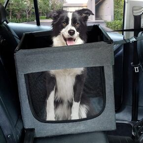 Cathpetic Car Seat for Dogs - Large Dog Car Seat with Stable Structure, Waterproof Pet Car Seat for Back and Front Seat of The Car, Pickup and Trucks, Perfect Dog car seat for Medium and Large Dog in Kuwait