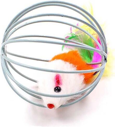 Houchu لدغة مقاومة القط دعابة لعبة قفص لعبة الفأر الملونة الاصطناعي القط لعب هريرة لعب داخلي لعبة الحيوانات الأليفة تدريب الملحقات مستلزمات الحيوانات الأليفة in Kuwait