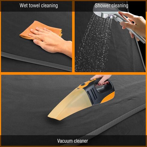 Active Pets Dog Car Seat Cover - Waterproof Cotton Seat Protector for Cars, SUVs, Trucks - Universal Fit - XL, Black in Kuwait